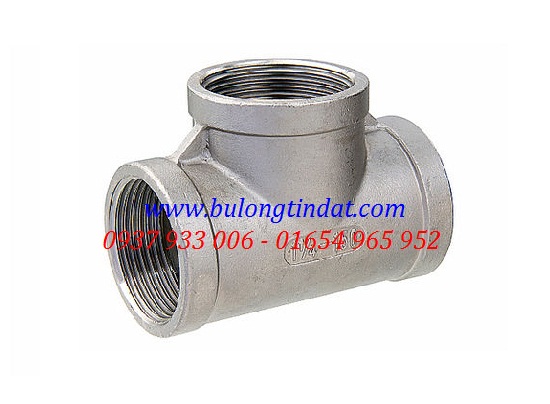 Tê ren inox